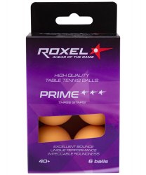 Мяч настольного тенниса Roxel Prime 3 звезды белые