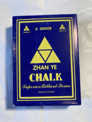 Мел Tweeten для бильярда Chalk - Zhan Ye