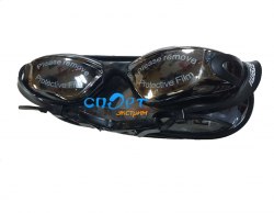 Очки для плавания Atemi N9801 черный зеркальные