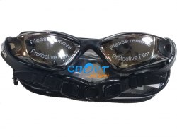 Очки для плавания Atemi N9801 черный зеркальные