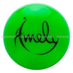 Мяч для художественной гимнастики Amely 15 см, 280 гр, розовый AGB-301-15-PI зеленый