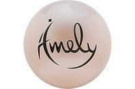 Мяч для художественной гимнастики Amely 15 см, 280 гр, розовый AGB-301-15-PI жемчужный
