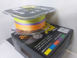 Шнур NISUS JIG CONNECT X8 PE Multicolor 150m №0.6, 0.12mm 8.3кг/12.5LB