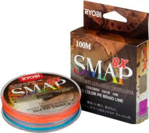 Шнур Ryobi SMAP PE8X 100m Multi Colour