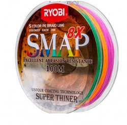 Шнур Ryobi SMAP PE8X 100m Multi Colour