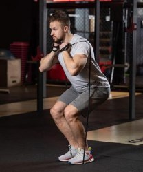Эспандер StarFit ES-609 нагрузка 10-12 кг силовой многофункциональный лыжника пловца