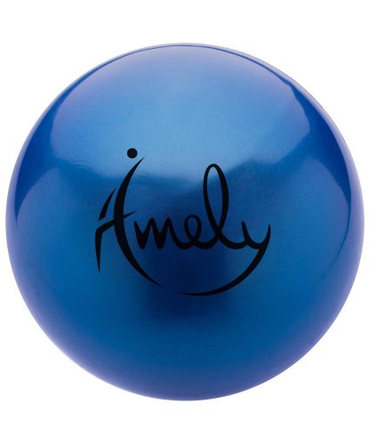 Мяч для художественной гимнастики Amely 15 см, 280 гр синий