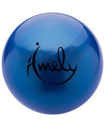 Мяч для художественной гимнастики Amely 15 см, 280 гр синий