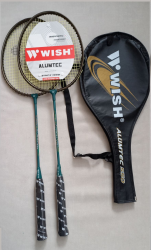 Набор для игры в бадминтон WISH Sleeltec 216 (2ракетки+ чехол 3/4)