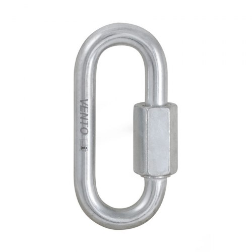 Карабин-рапид Vento Вспомогательный 6мм стальной овальный, цинк vnt 1133