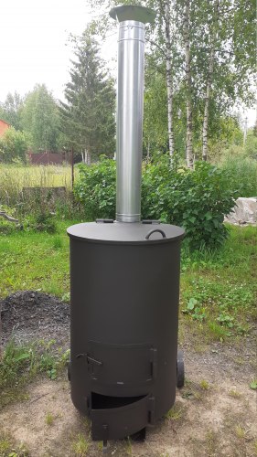 Печь для сжигания садового мусора ZOLA 240 (4 мм) -Пионэр-
