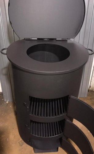 Печь - бочка для сжигания мусора ZOLA К 240 (4 мм)