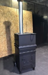 Печь - контейнер для сжигания мусора "Уголёк" 370