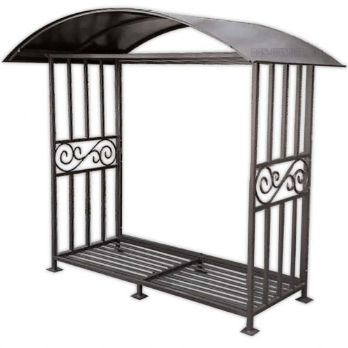 Дровник КУБ с большой крышей -Пионэр-