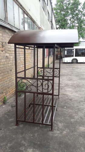 Дровник КУБ с большой крышей -Пионэр-