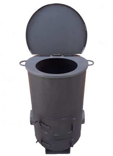 Печь - бочка сжигания мусора "МаУгли" УСМ 150 (4мм)