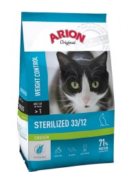 Сухой корм Arion Original STERILIZED безглютеновый для стерилизованных кошек с курицей 7,5 кг