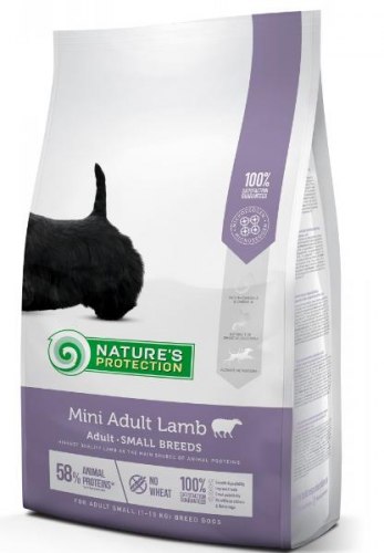 Сухой корм Nature's Protection Adult Mini Lamb 2 кг.