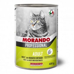 Паштет Morando Proffessional для кошек говядина/овощи , 400г
