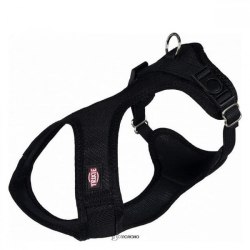Шлея TRIXIE Soft harness для собак, мягкая, 30-45 см/15мм, черный