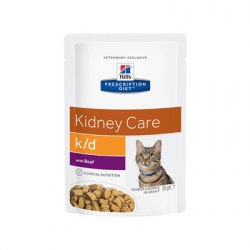 Консерва Hills Prescription Diet k/d для кошек при хронической болезни почек, с говядиной 85 г