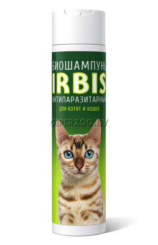 БиоШампунь Irbis Forte антипаразитарный для кошек и котят, 250мл