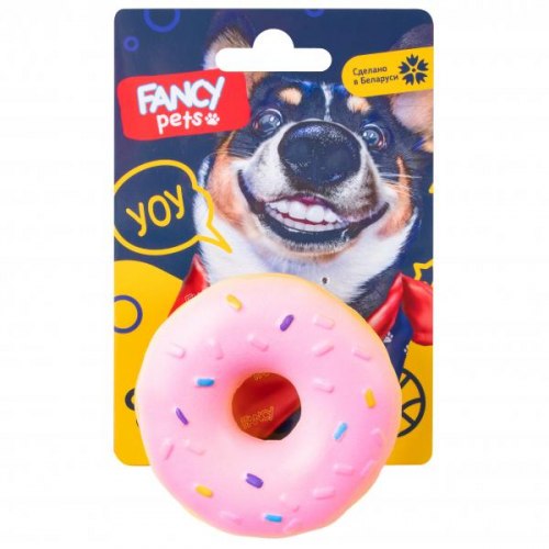 Игрушка FANCY PETS Пончик, диаметр 7 см