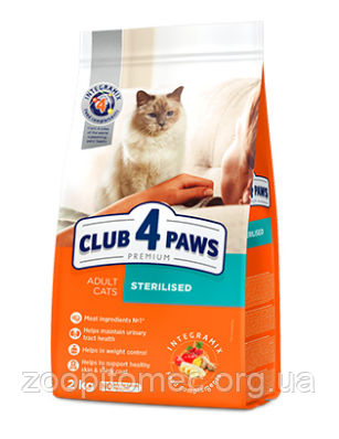 Сухой корм НА РАЗВЕС Club 4 Paws для стерилизованных кошек 100г