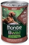 Консерва Monge Dog BW GF Adult Lamb/Pumpkin&Zucchini (для собак с ягненком, тыквой и цукини), 400г