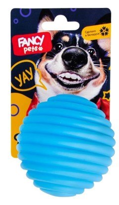 Игрушка FANCY PETS для собак, мяч рифленый, диам.8 см