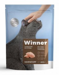 Сухой корм Winner для кошек домашнего содержания из курицы 2 кг