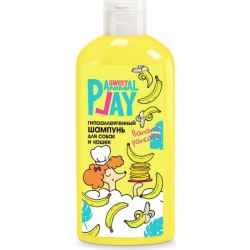 Шампунь Animal Play Sweet гипоаллергенный для собак и кошек Банановый панкейк, 300мл