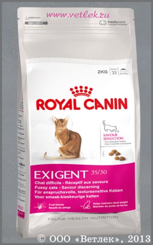 Сухой корм Royal Canin EXIGENT 35/30 SAVOIR SENSATION - 0,2 кг, для кошек, привередливых к вкусу продукта
