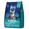 Сухой корм НА РАЗВЕС Brit Premium для взрослых кошек с чувствительным пищеварением (ягненок/индейка) 100 г