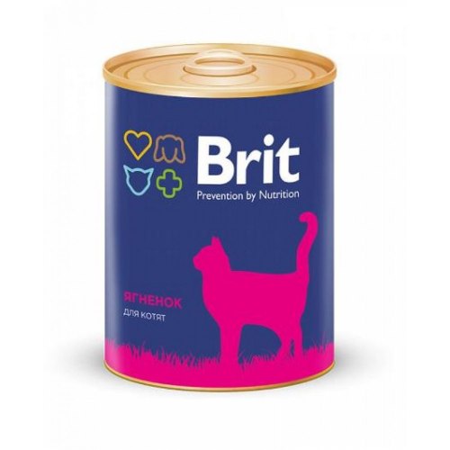 Консерва Brit Premium Lamb for Kitten (для котят с ягненком) 340г