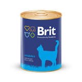 Консерва Brit Premium для кошек Turkey (индейка) 340г