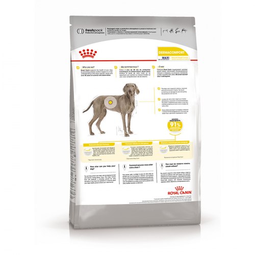 Сухой корм Royal Canin Maxi Dermacomfort 10кг, для собак крупных пород с чувствительной кожей
