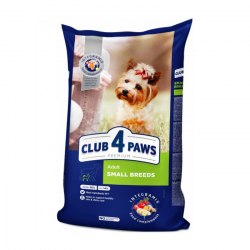 Сухой корм Club 4 Paws для собак мелких пород с курицей 14 кг
