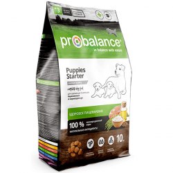 Сухой корм ProBalance Starter 10 кг. Для щенков до 3х месяцев и собак в период береммености и лактации