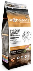 Сухой корм ProBalance Immuno Adult Small&Medium 3 кг. Для взрослых собак малых и средних пород