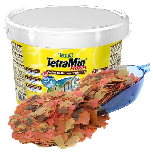 Корм Tetra Min XL Flakes 1L / Основной корм в виде крупных хлопьев д/долгой и здоровой жизни