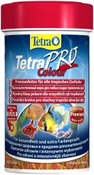 Корм Tetra Pro Colour 250ml- Высококачественный корм в виде чипсов д/всех видов декоративных рыб - для усиления и насыщенности красок