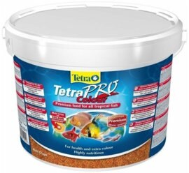 Корм Tetra Pro Colour 500 ml- Высококачественный корм в виде чипсов д/всех видов декоративных рыбок-для усиления и насыщенности красок
