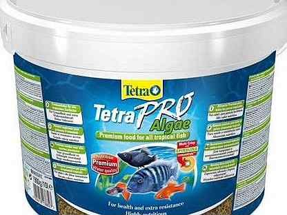 Корм Tetra Pro Algae 500 ml - Высококачественный корм в виде чипсов д/всех видов дек.рыбок - дополнительная защита