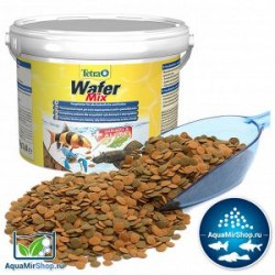 Корм Tetra Wafer Mix 15г- Корм д/травоядных,хищных и донных рыб с добавлением креветок