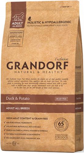 Сухой корм Grandorf DOG Duck&Potato ALL BREEDS 3 кг.
