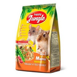 Корм Happy Jungle для мышей и песчанок, 400г