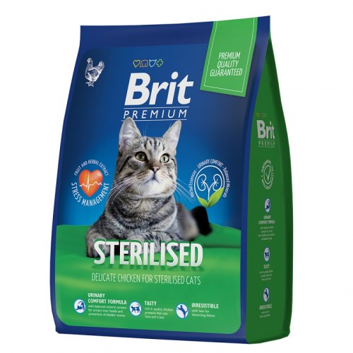 Сухой корм НА РАЗВЕС Brit Premium для стерилизованных кошек, 100г