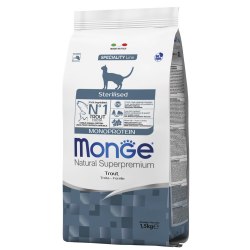 Сухой корм Monge Cat Sterilized 1,5 кг