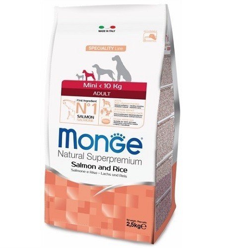 Сухой корм Monge Dog Mini Adult Salmon&Rice 15 кг